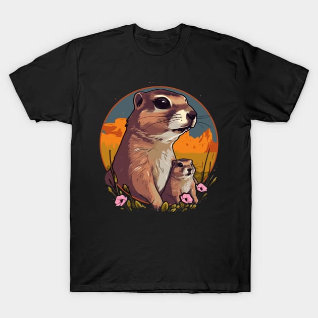 Prairie Dog Fathers Day T-Shirt by JH Mart